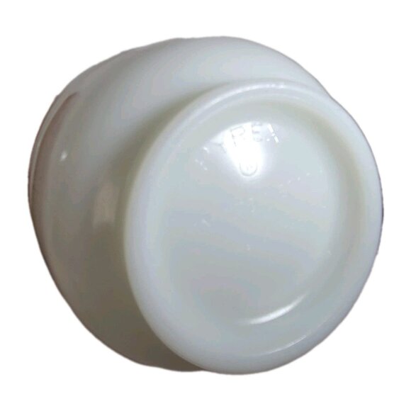 Vintage Pyrex White Milk Glass Hamilton Beach #15 Ribbed Mixing Batter Bowl - Picture 8 of 10